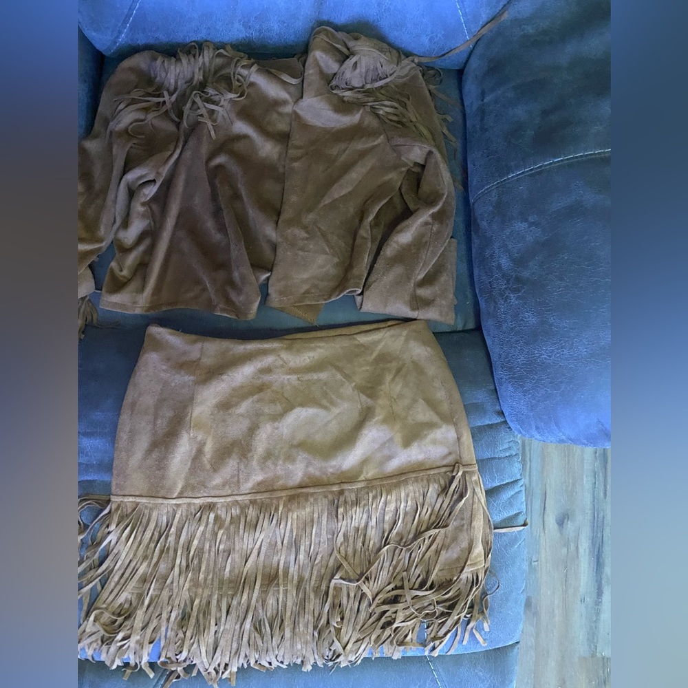 Native American skirt and vest